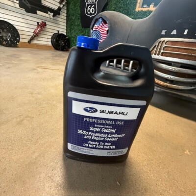 Genuine Subaru Super Coolant – 1 Gallon Premixed (SOA868V9272), Ready To Use