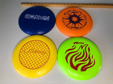 vintage Frisbee Wham-O, lot of 4, Color Variations 9" Made In Mexico 1998