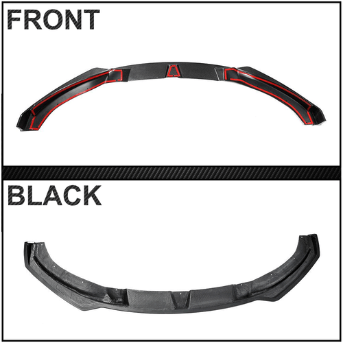 Carbon Front Spoiler Lippe Splitter Frontspoiler für BMW 4er F32 F33 F36 M-Paket - Picture 11 of 12