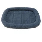Dog Bed Pet Mat Sheepskin Dove Grey HugglePets Puppy Training Crate Washable Pad