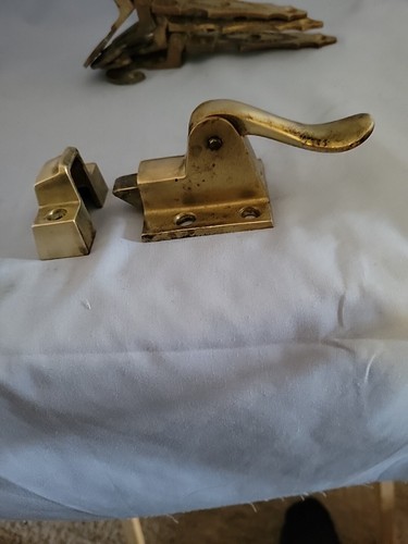 4 Antique Icebox Door Chest Refrigerator Hinge Heavy Not Magnetic & Catch. Read - 第 18/21 張圖片