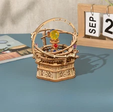 3D puzzle toys wooden diy machine Music box Birthday presents for kids