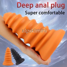 5 Size Silicone Dilator Anal Plug Xxxl Thread Butt Plug Huge Masturbation G-spot