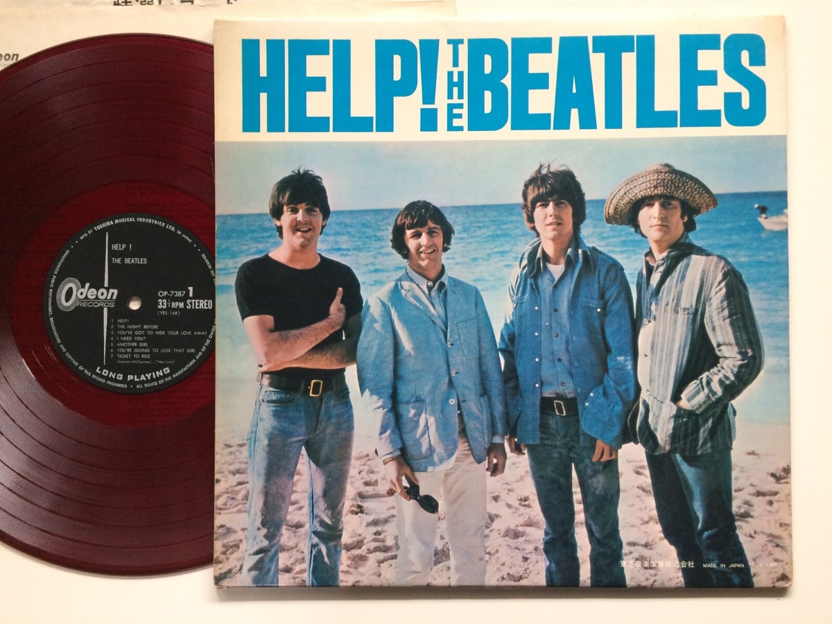 LP Beatles Help!  (-赤盤) OP7387 ODEON /00400 The Beatles 
