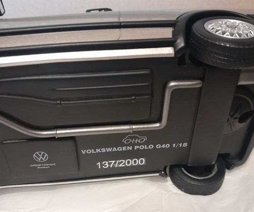 OT856 Otto 1:18 silver VW Polo G40 mk2 Ottomobile - Picture 5 of 10