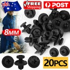 <!--F#f_0-->20X Car Plastic 8MM Scrivet Screw Clips Fit Door Boot Trim Panels Bumper Fastene<!--F/-->
