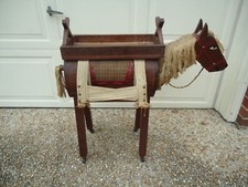 vintage wooden ride on horse handmade