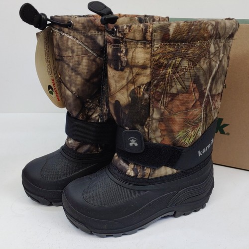 Kamik Rocket Mossy Oak Winter Snow Boots Little Boys Size 11 Camo WP -40 Rating - Picture 5 of 9