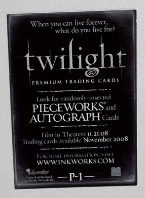 Twilight Promo Card P-1 | eBay