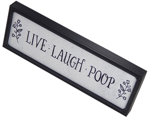 Funny & Cute Farmhouse Bathroom Toilet Sign Shelf Sitter Rustic Wall Home Decor - Picture 87 of 180