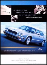 1999 Jaguar XJ8 Vintage Original Advertisement Print Art Car Ad J358