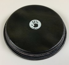 Cabezal de batería Conga, escondido, 12,50” gráfico cuero crudo negro, 5d2.