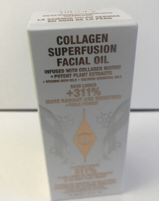 NEW Charlotte Tilbury Collagen Superfusion Facial Oil 1oz