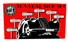 K-Line K417902A-98TCA Cast Metal TCA Road Sign Set O Scale NIB 1998