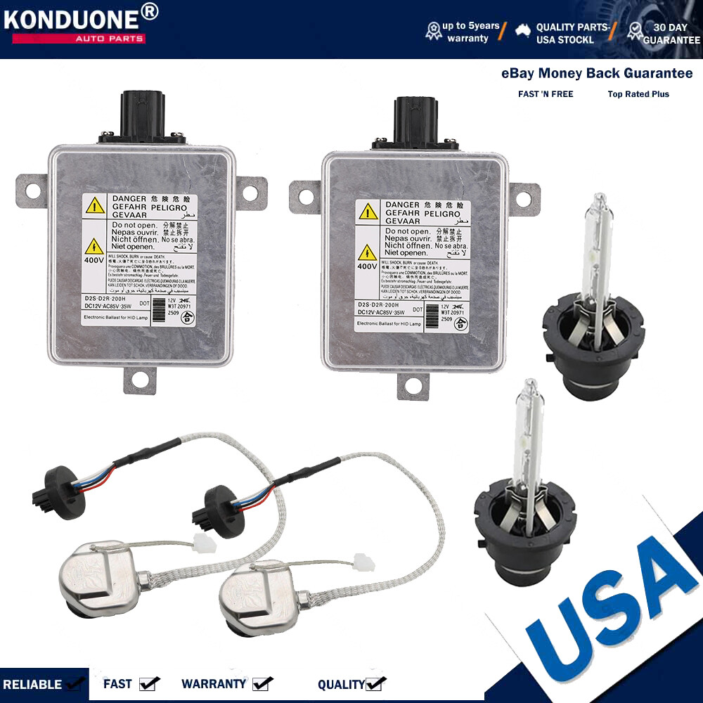 2X HID Xenon Ballast Igniter D2S Bulb For 2007-12 Mazda CX-9/2013-14 Mazda CX-5