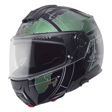 Helm Modular SCHUBERTH C5 Globe Grün Schwarz