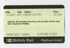 London Euston M11 - APTIS platform ticket