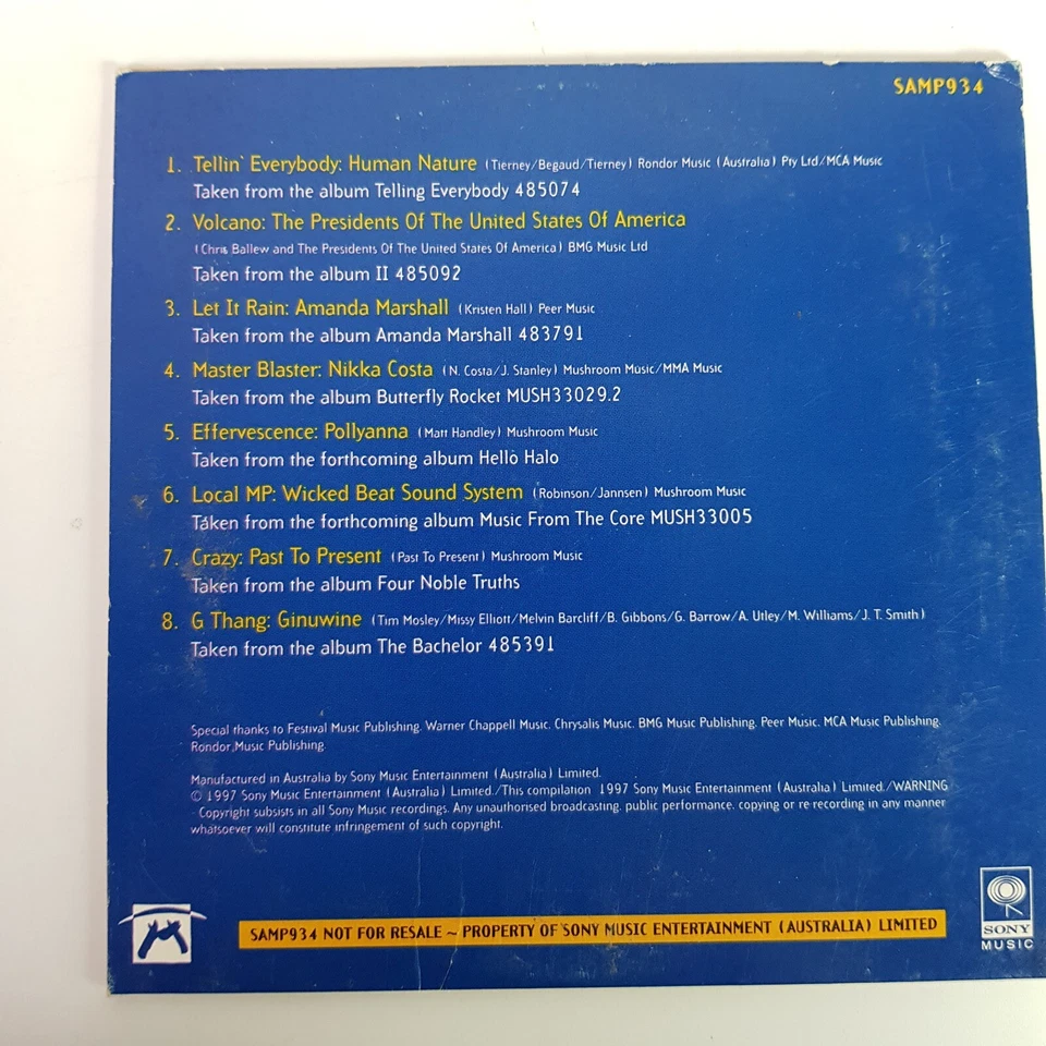 CD local Shine Compilation Tellin Everybody Volcano Let It Rain Master Blaster Foto 2 de 2