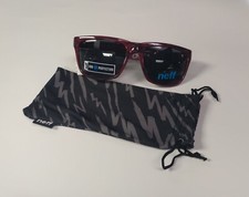NEW Neff Chip Maroon Sunglasses  pouch Msrp 20