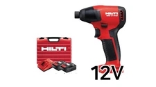 Hilti SID2-A12 BL 2.6Ahx2 6.35mm 1/4"Hexa 2750Rpm 3988Ipm 180Nm 1.6lb Charge220V