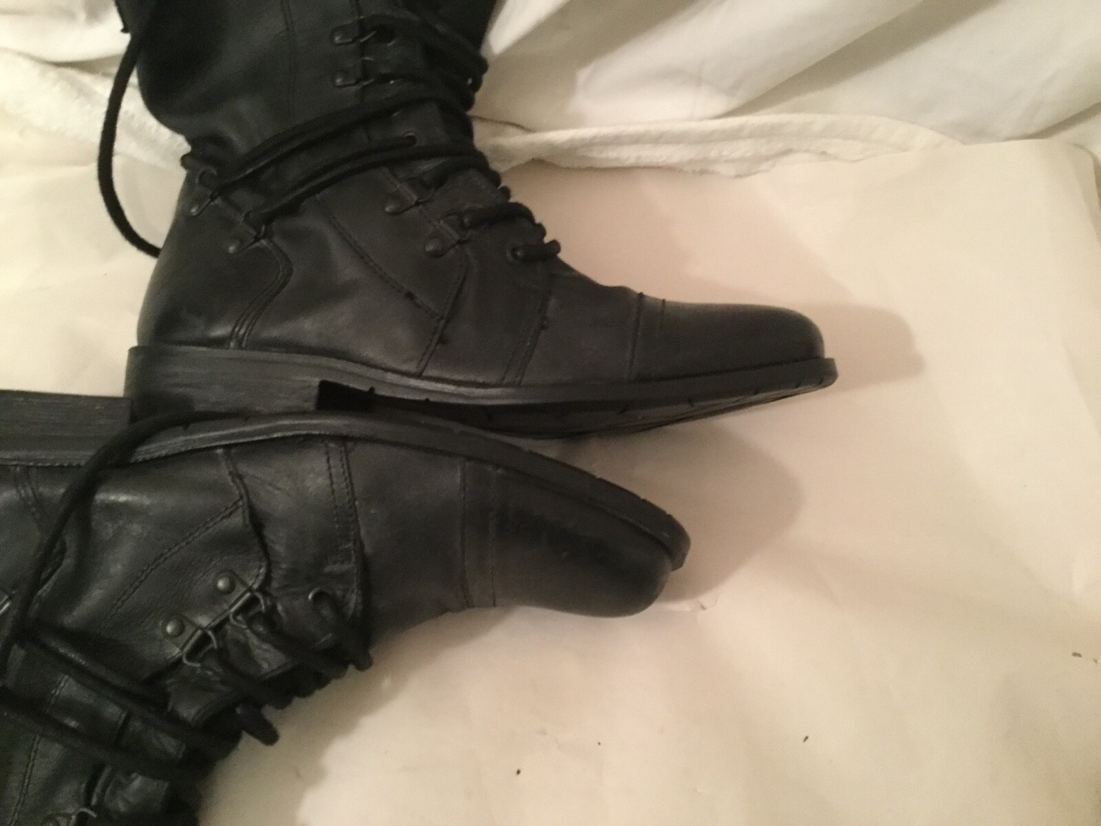 River Island Women's Black Faux Leather 