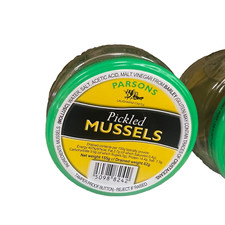 Parsons Pickled Cockles & Pickled Mussels  case of  6, ready to eat  3 of each