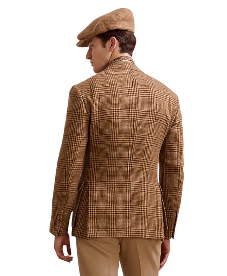 Ralph Lauren 紫色标签 Kent 手工定制羊毛运动外套夹克全新 2495 美元 — 第 3/4 张图片