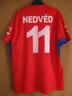 Maillot République Tchèque 2002 Nedved #11 - Puma - Taille XXL - Occasion