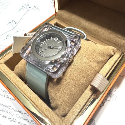 トリーバーチ TRB3004 Izzie Square 腕時計 ウォッチ NWT TORY BURCH Ash Blue Izzie Square Watch TRB3004 | eBay