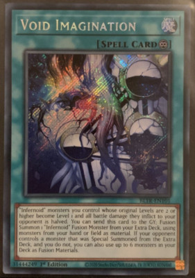 Yugioh! - Void Imagination - BLTR-EN101 - Secret Rare  - 1st Ed - NM/M