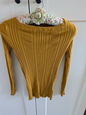 Women's, Yellow, M&S Jumper, Size UK
