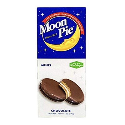 Moon Pie Minis The Original Marshmallow Sandwich Chocolate 4 Boxes
