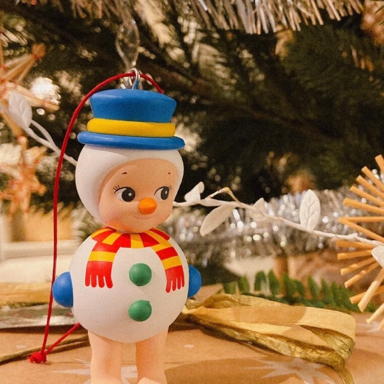 Authentic Sonny Angel Christmas Ornament 2022 Snowman mini figure Designer toy