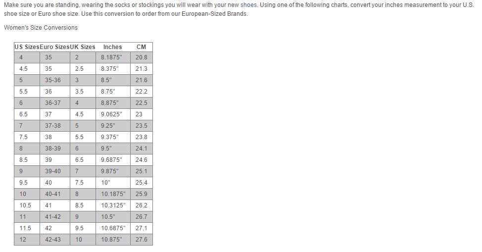 41 euro shoe size to aus