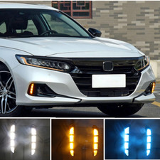 2022 For Honda Accord Led Drl Daytime Running Light Kit Fog Lamp