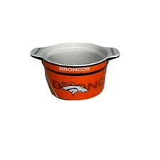 NFL Denver Broncos BOWL Chili Soup Cereal Game Time Day Tailgate Party 23 oz Dip