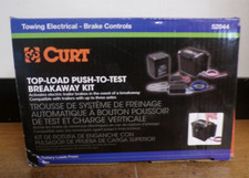 New Curt 52044 Top Load Push To Test Breakaway Kit Electrical Brake Controls