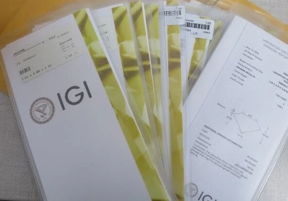 10.40 ct Dangle Earrings Pear & Round Diamonds 14k Gold Lab Grown IGI cert E VS1 - Image 4 of 4