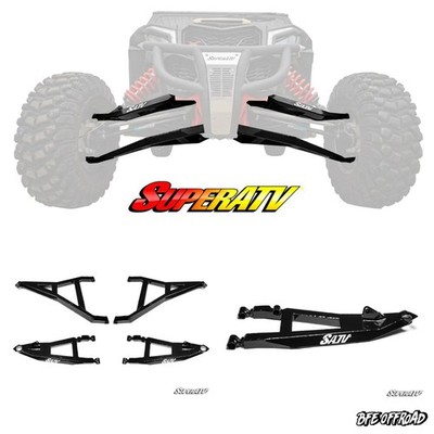 SuperATV Sidewinder Hi Clearance Boxed A Arms (4) MAVERICK X3 64'' Models 2017+