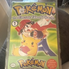 Pok mon Electric Tale of Pikachu Vol 1-2 1st Ed CGC 9.8 VIZ 1999