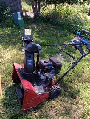 #ad PowerSmart 24 Inch 2 Stage 212cc Engine Gas Powered Snow Blower PSSAM24 $70.00