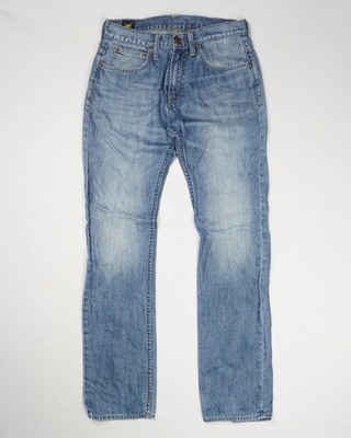 Lee Men's Slim Regular Fit Jeans W30 L33 Blue Medium Wash