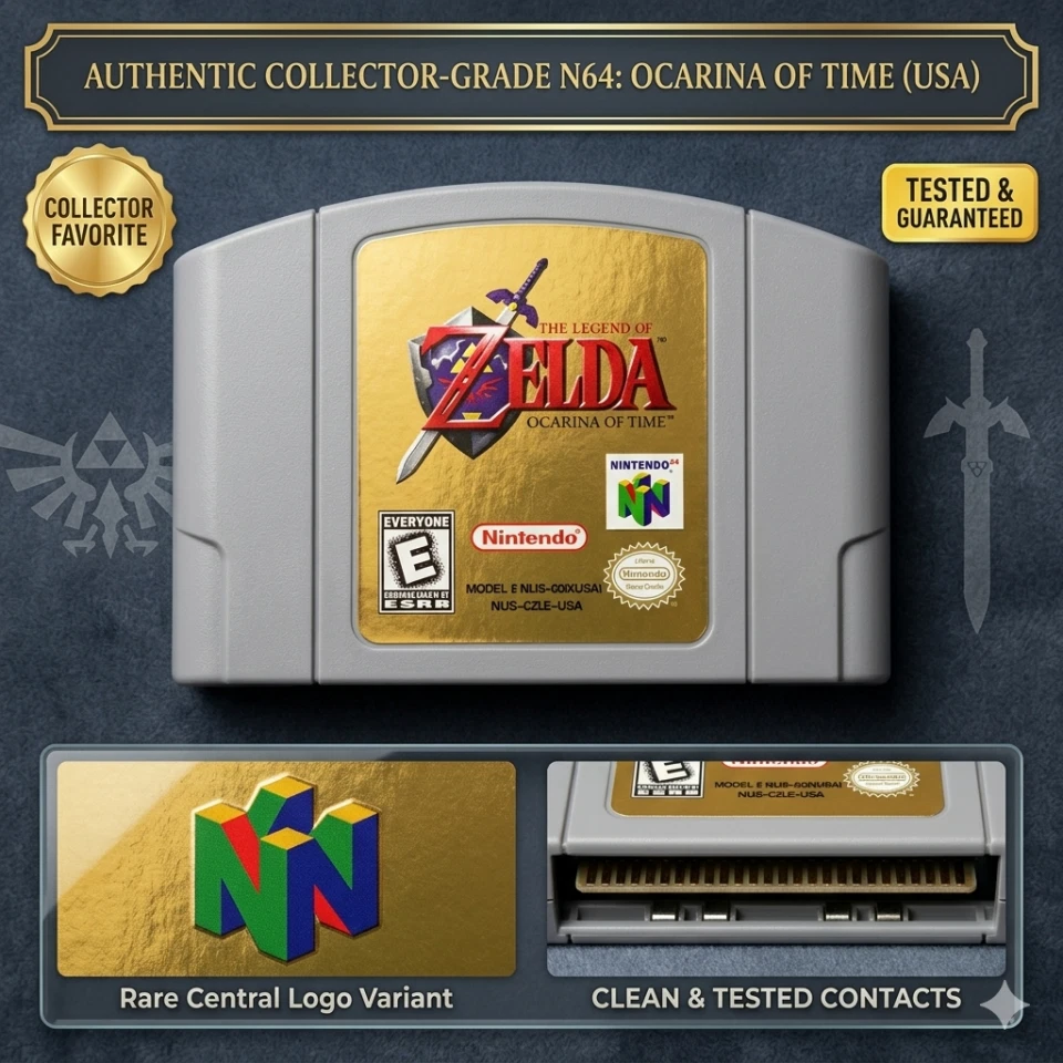 Nintendo 64 The Legend of Zelda: Ocarina of Time Video Games for