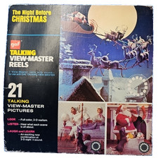 GAF Talking View Master Reels - The Night Before Christmas - Vintage Used