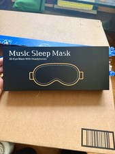 Sleep Mask with Bluetooth Headphones, 3D Sleep Mask Wireless Music. NEW