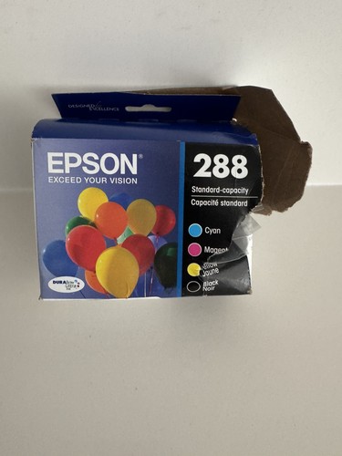 4pk Genuine Epson 288XL BLack & Color Ink XP330 XP430 XP434 XP435 XP446 - Picture 6 of 13