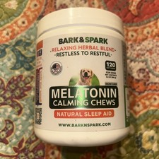 BARK  SPARK Melatonin Calming Chews 120soft Chews