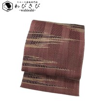 SUMMER OBI NAGOYA OBI RA Woven Pattern Japanese Kimono O-6271