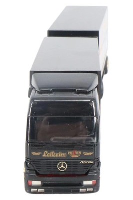 Herpa Modellfahrzeug Mercedes-Benz Actros Leikeim Gliederzug Schwarz LKW