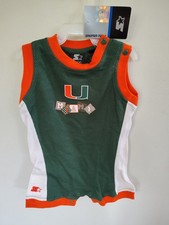 Newborn, University of Miami Hurricanes NCAA One Piece bodysuit NWT 6-9 Months
